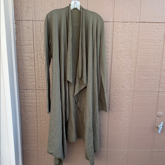 Hard Tail Olive Women's Long Cardigan - Picture 1 of 5